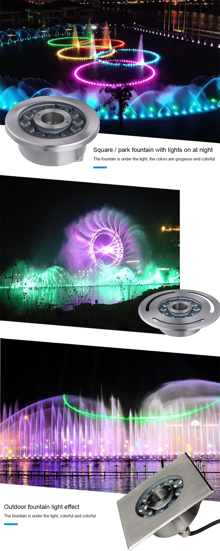 fountain light