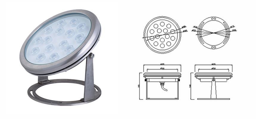 led pool underwater light selling